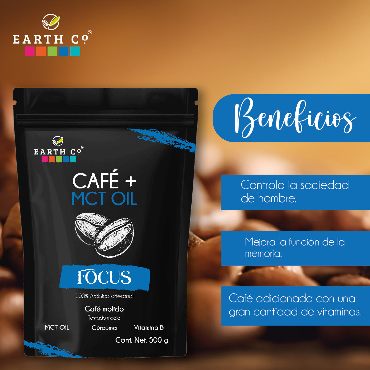 Café + MCTy Cúrcuma
