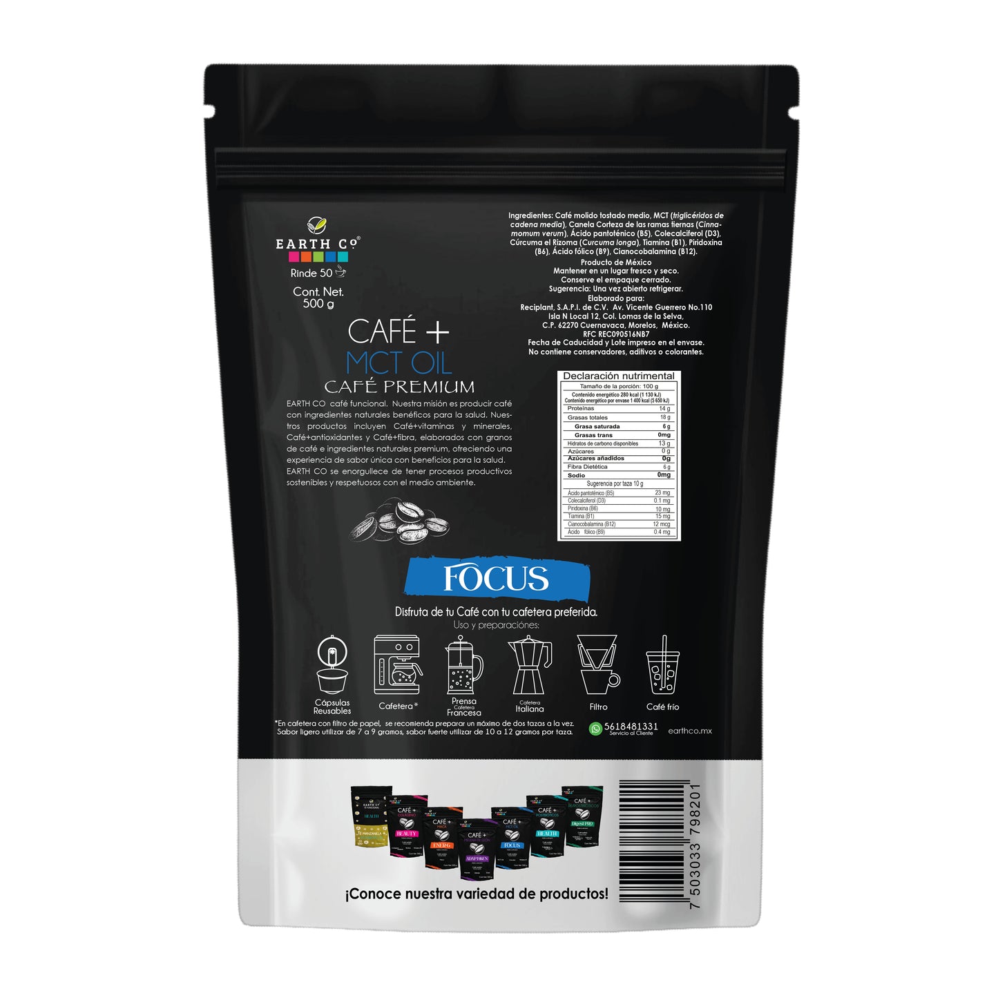 Café + MCTy Cúrcuma