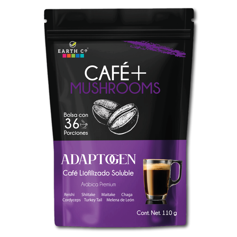 Cafe + Adaptogenos Instantaneo Liofilizado 110 grs 36 Porciones x taza