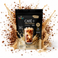 Bolsa de Café + Proteína y Creatina de Earth Co, café liofilizado soluble con 10 g de proteína y 5 g de creatina por porción, 510 g, sobre una explosión de café y latte.
