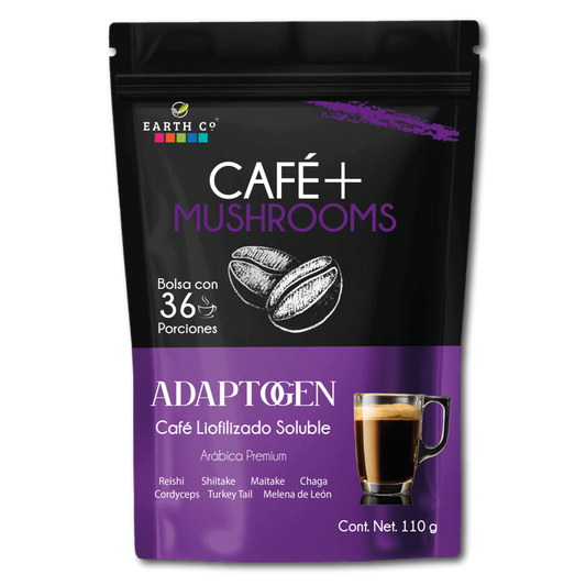 Cafe + Adaptogenos  Instantaneo Liofilizado 110 grs 36 Porciones x taza