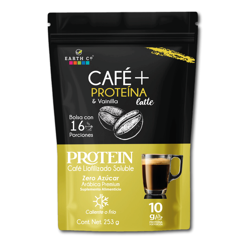 Café + Proteína y Vainilla 253 grs (Café soluble)